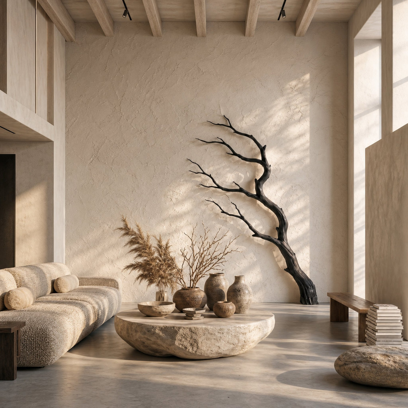 Organic Modern Wall Decor Sculptural Tree Branch For Entryway - product view 3