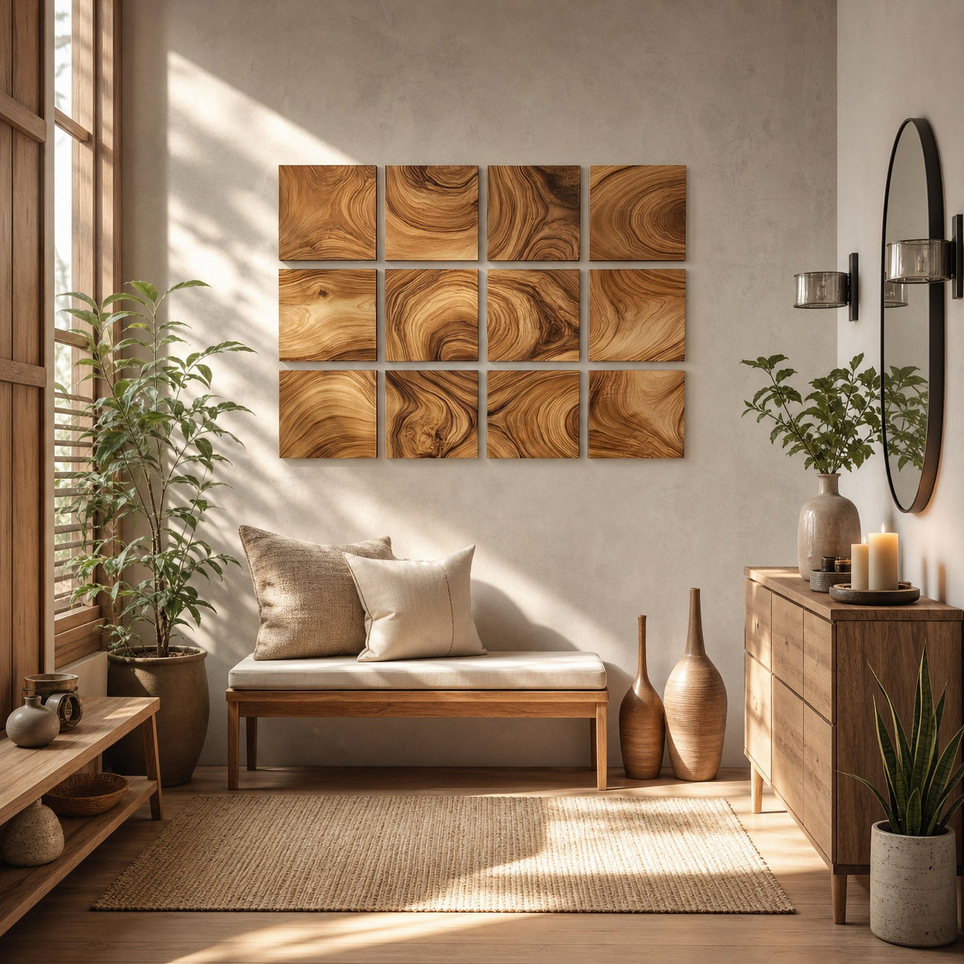 Organic Rustic Wall Art For Living Room And Lounge - product view 2