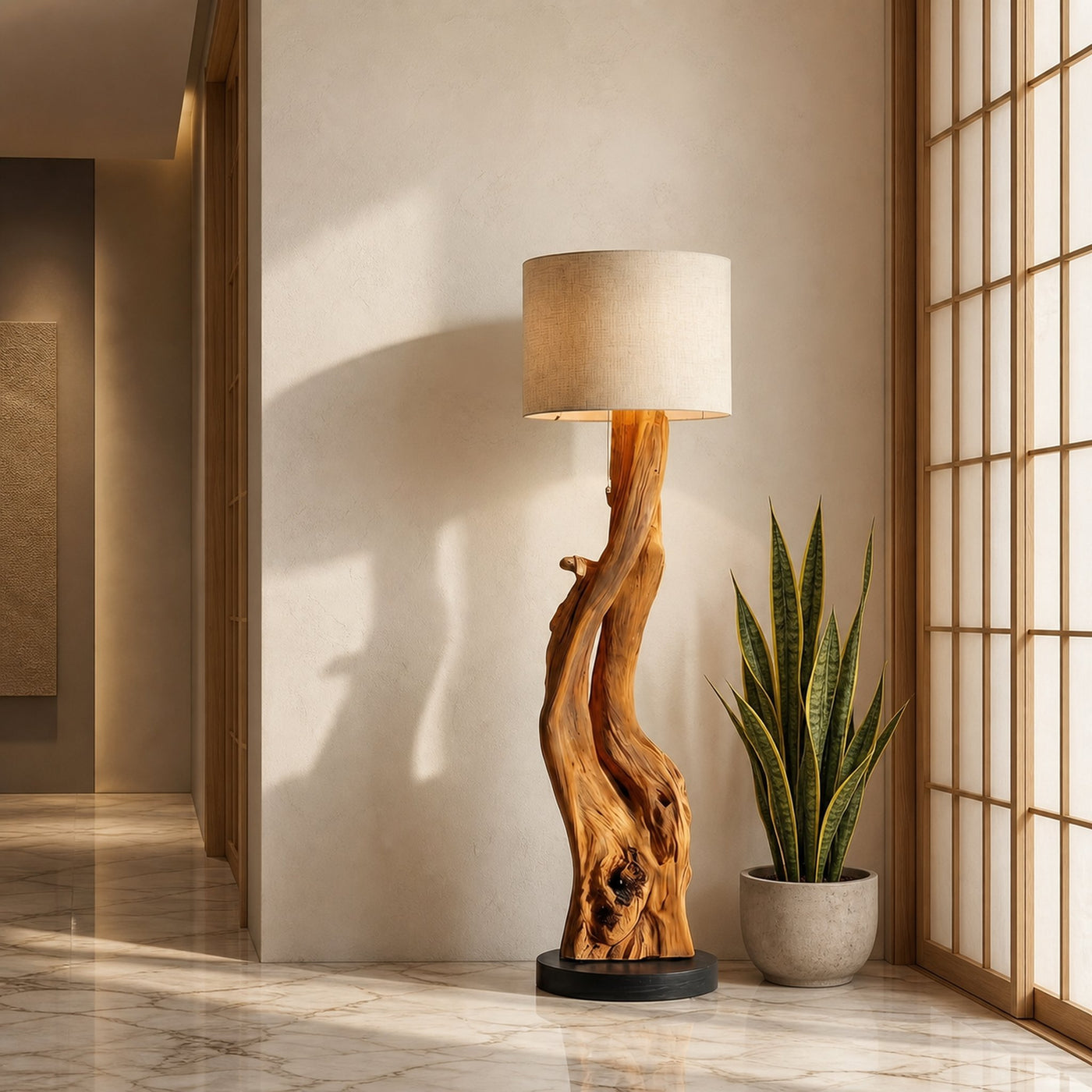 Organic Sculptural Floor Lamp For Bedroom And Living Room - product view 6
