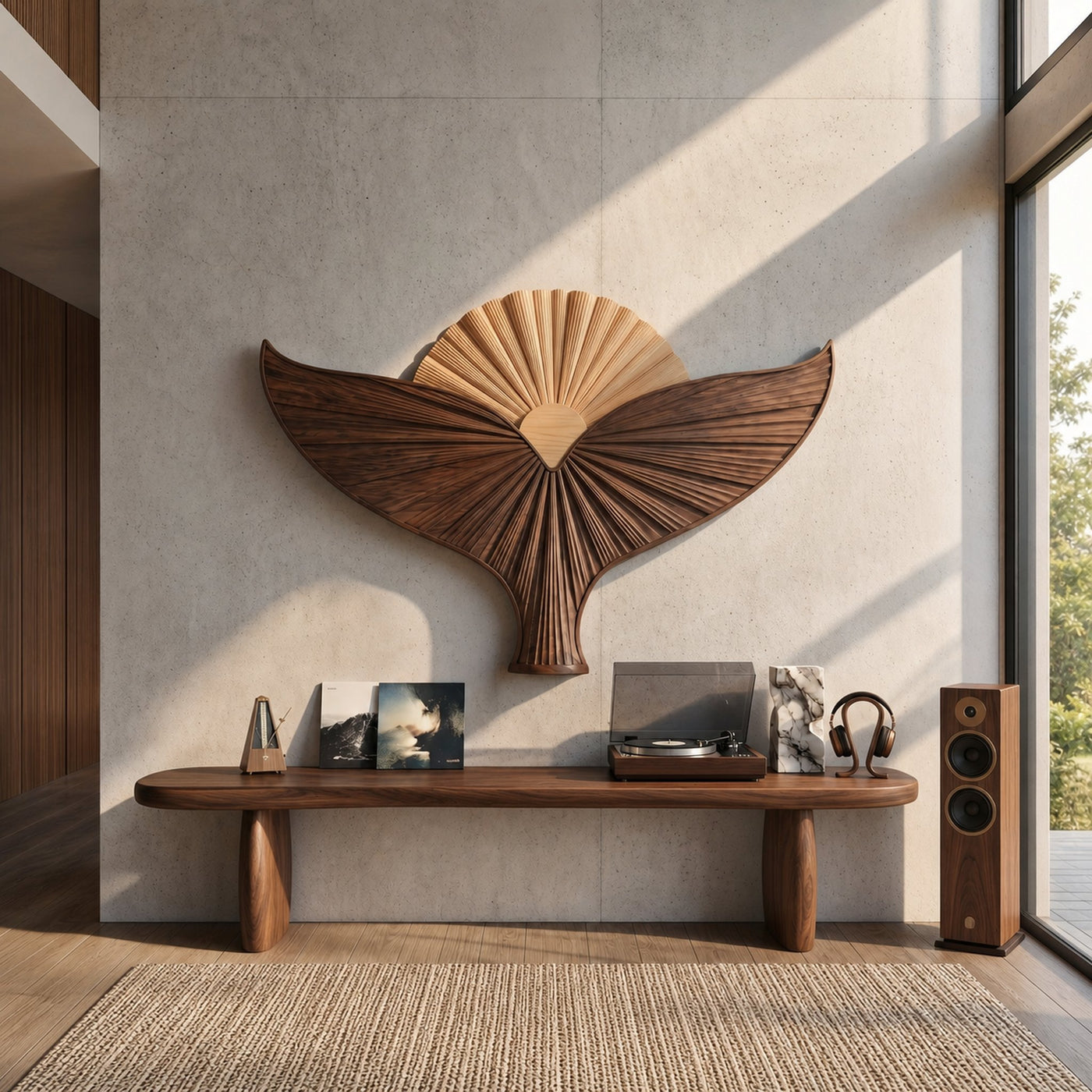 Organic Sculpture Bird Wall For Living Room And Entryway