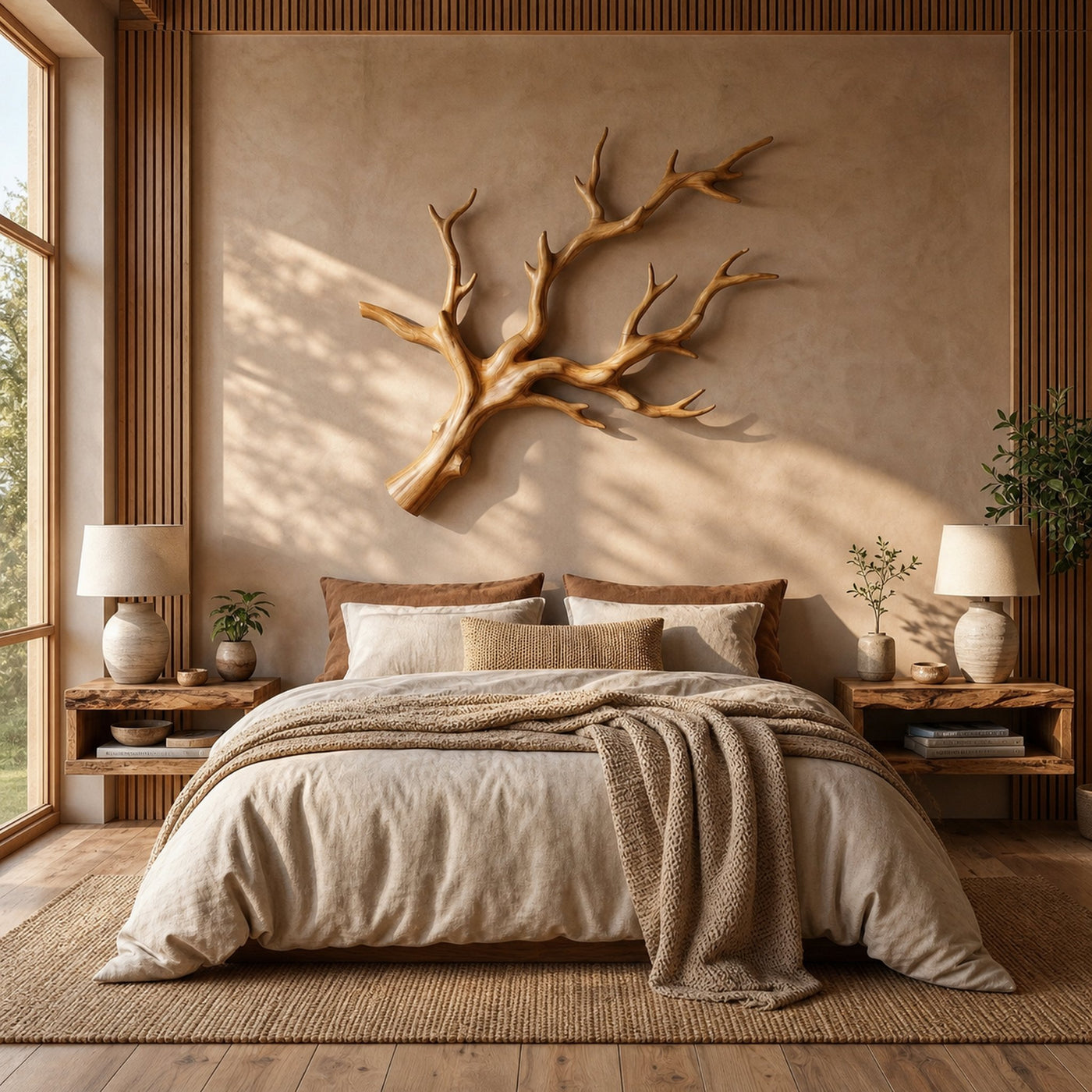 Organic Tree Branch Wall Art For Living Room And Bedroom - product view 3