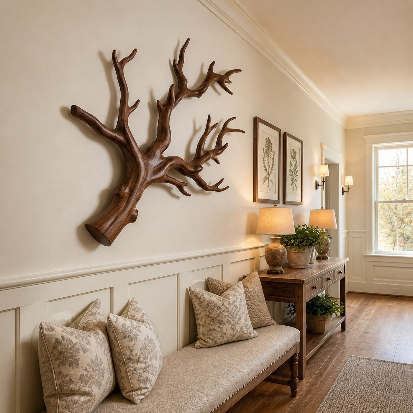 Organic Tree Branch Wall Art For Living Room And Bedroom - product view 4