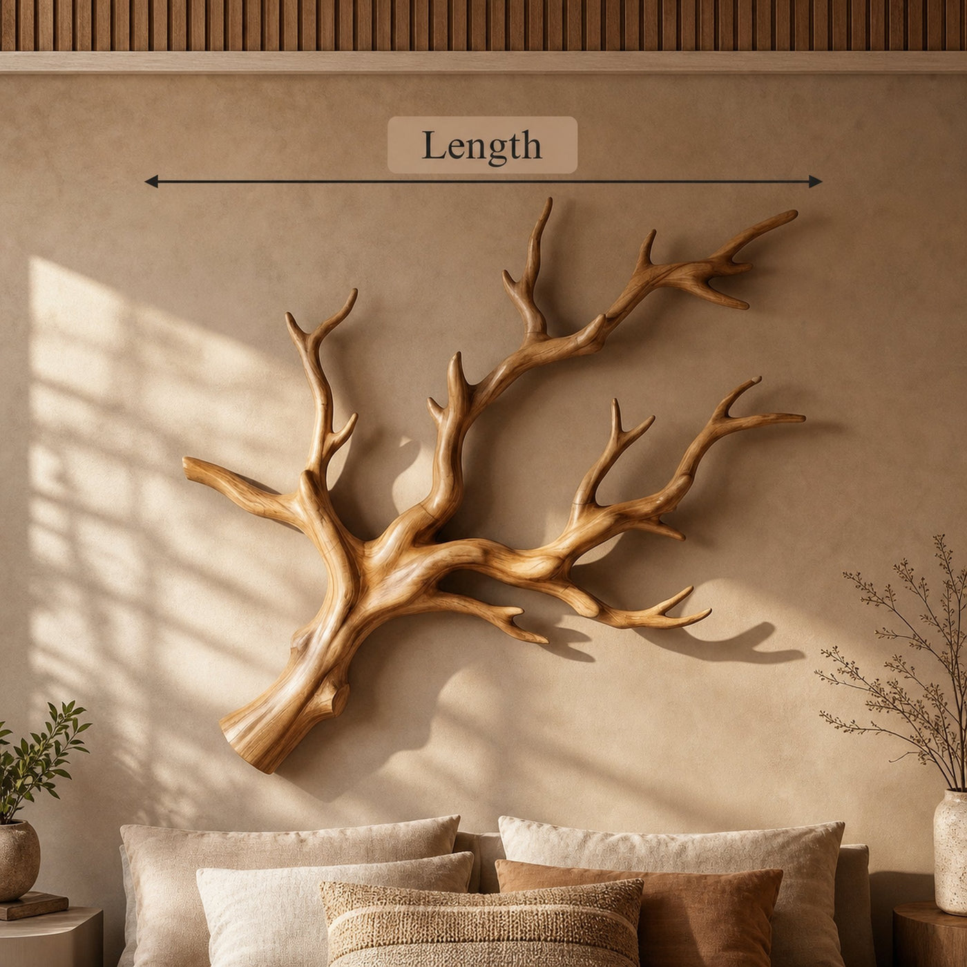 Organic Tree Branch Wall Art For Living Room And Bedroom - product view 6