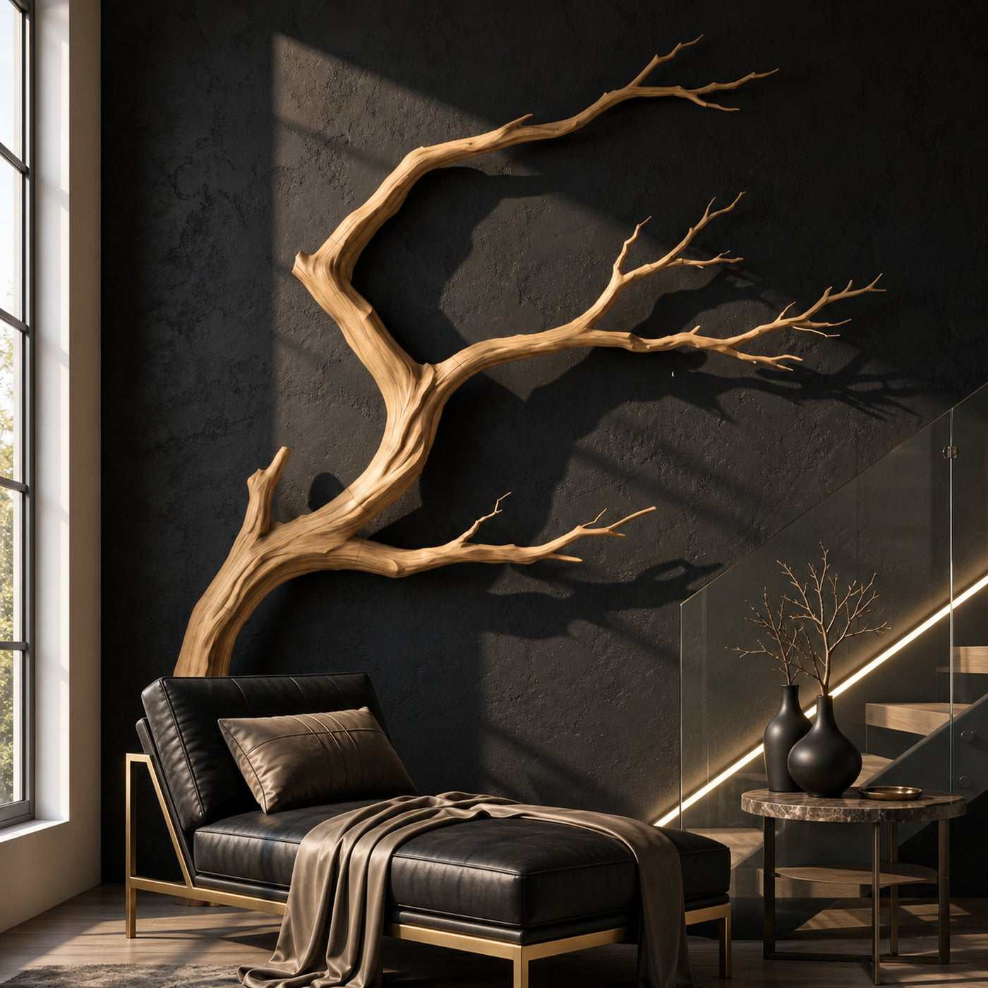 Organic Wall Decor Organic Tree Branch Form For Living Room - product view 5