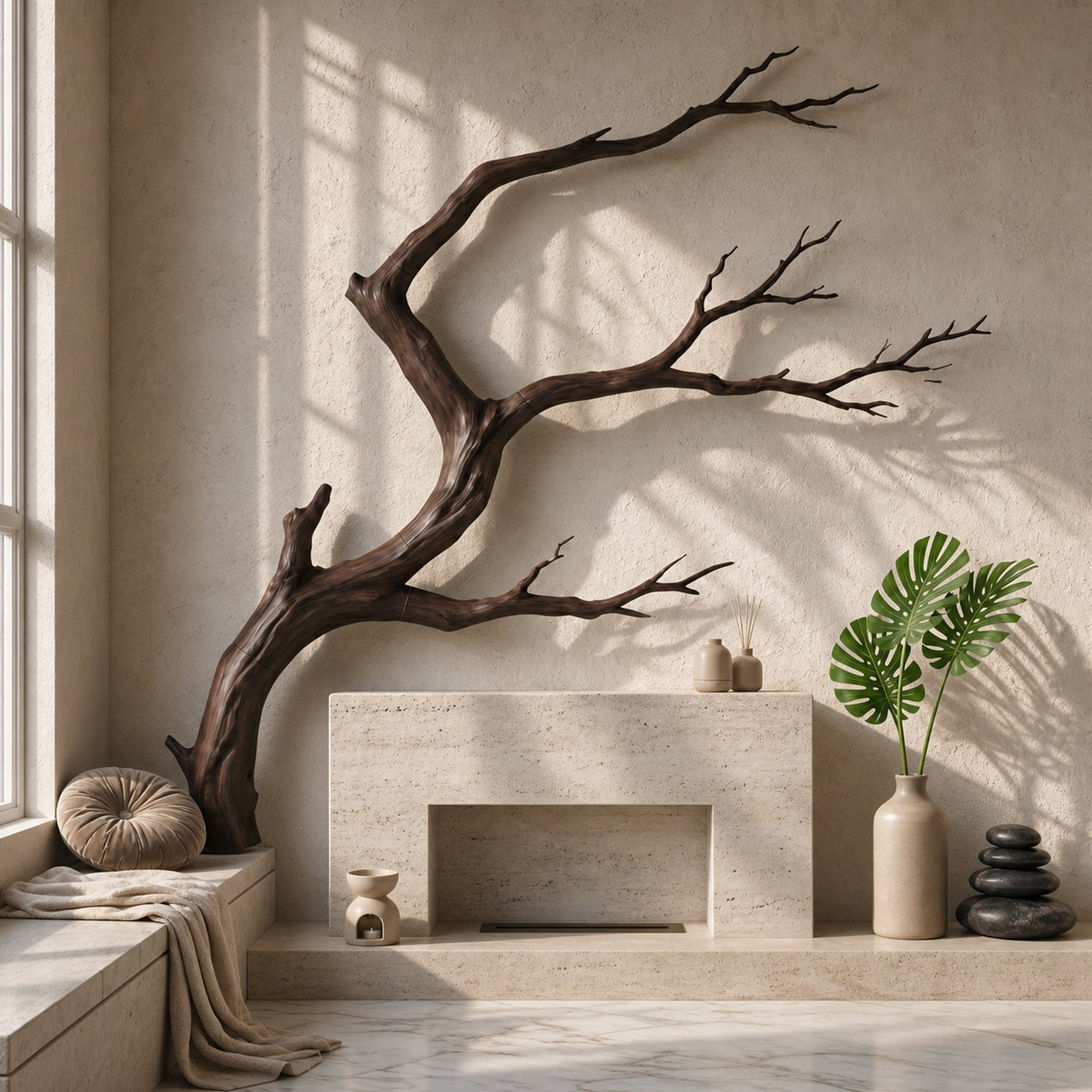 Organic Wall Decor Organic Tree Branch Form For Living Room - product view 7