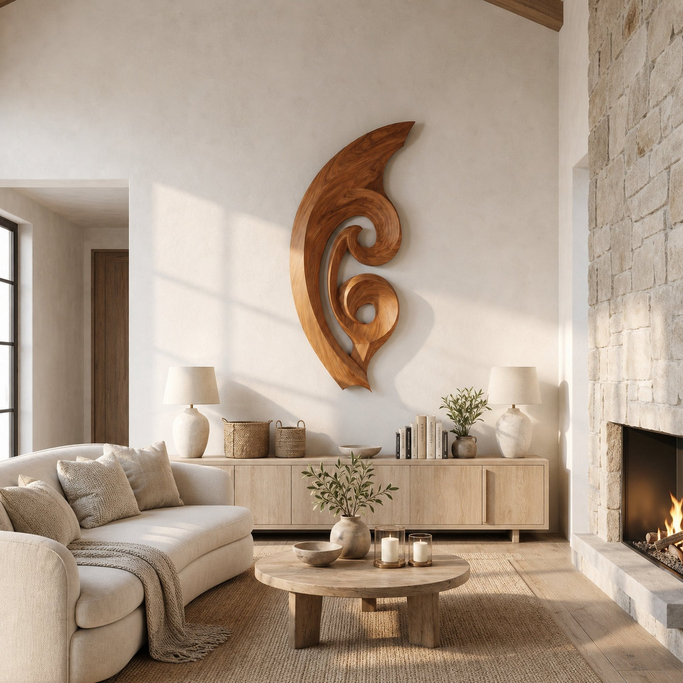 Organic Wall Sculpture For Living Room