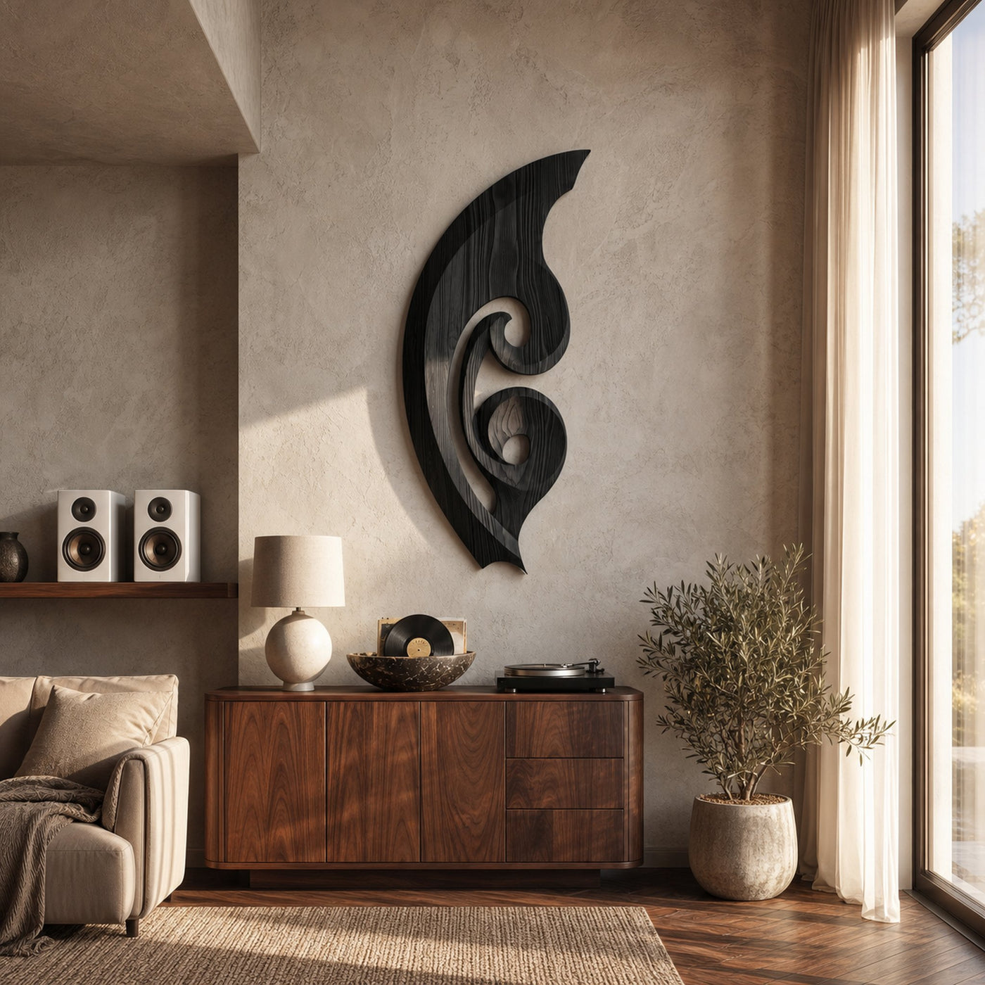 Organic Wall Sculpture For Living Room - product view 4