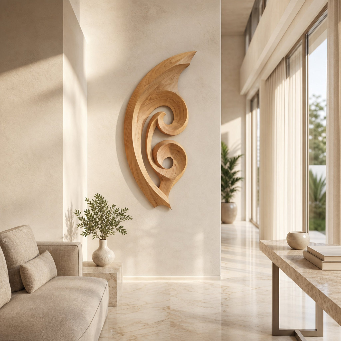 Organic Wall Sculpture For Living Room - product view 5