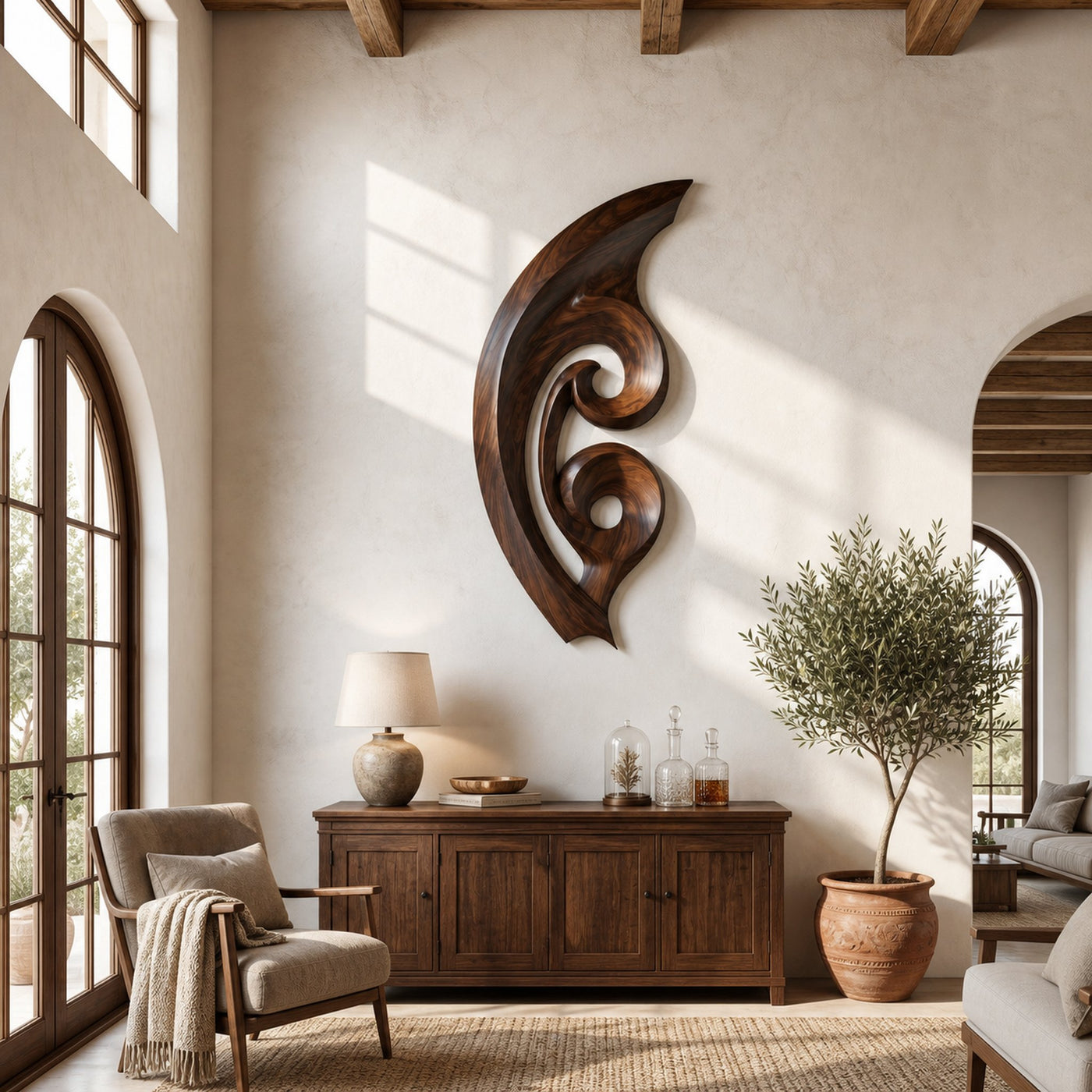 Organic Wall Sculpture For Living Room - product view 7
