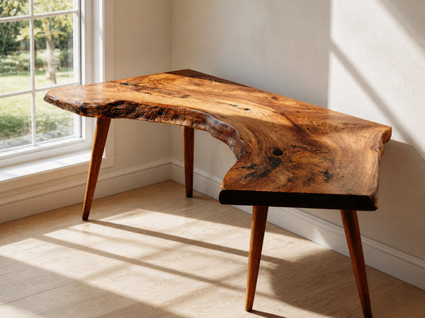 Rustic Contemporary Corner Work Desk Reading Room And Home Office