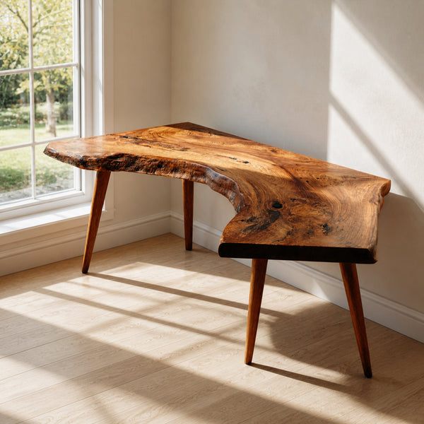 Rustic Contemporary Corner Work Desk Reading Room And Home Office
