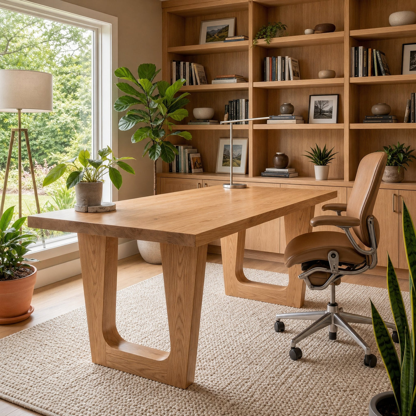 Rustic Desk For Home Office And Professional Workspace - product view 5