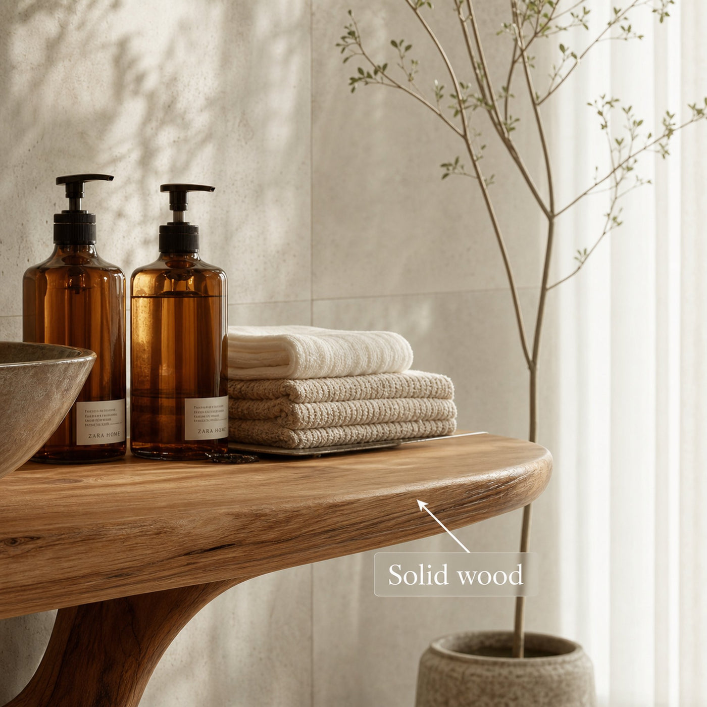 Rustic Handmade Washstand Bathroom - product view 3