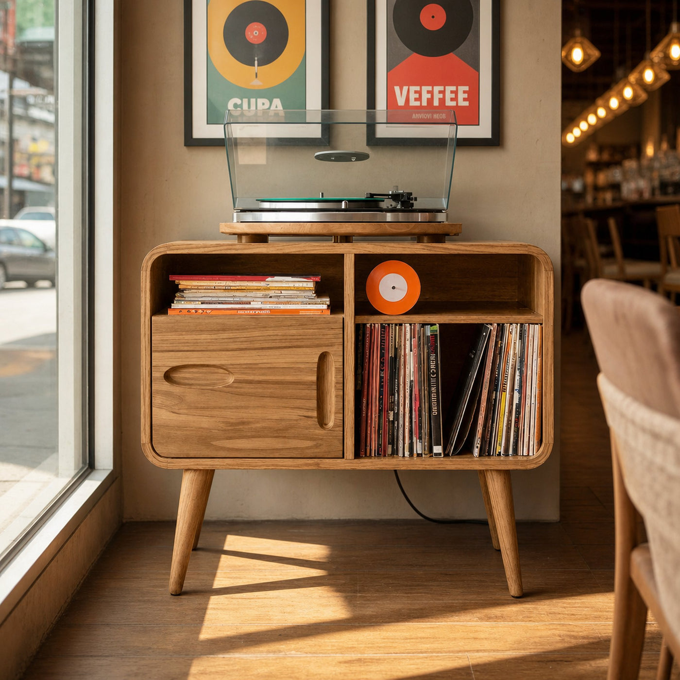 Rustic Media Console Cabinet For Furniture Decor - product view 5