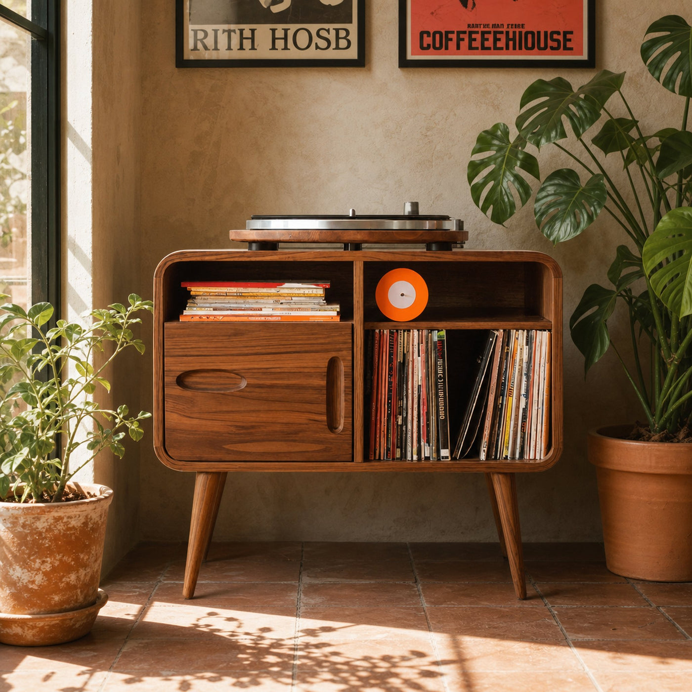 Rustic Media Console Cabinet For Furniture Decor - product view 6