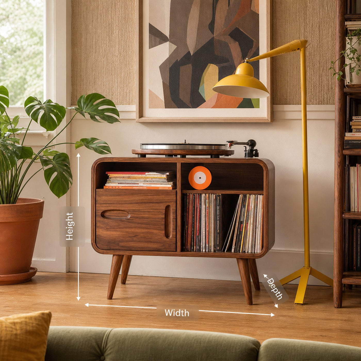 Rustic Media Console Cabinet For Furniture Decor - product view 8