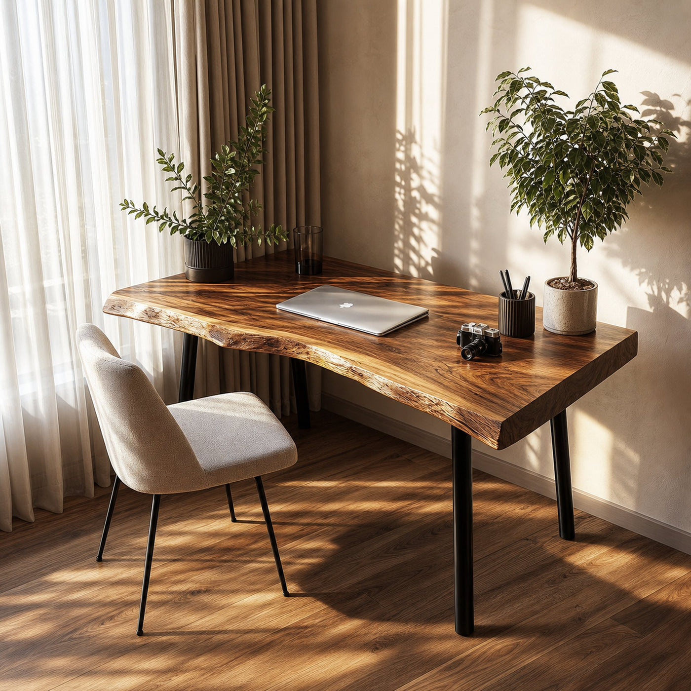 Rustic Modern Desk Bedroom And Study Room - product view 2