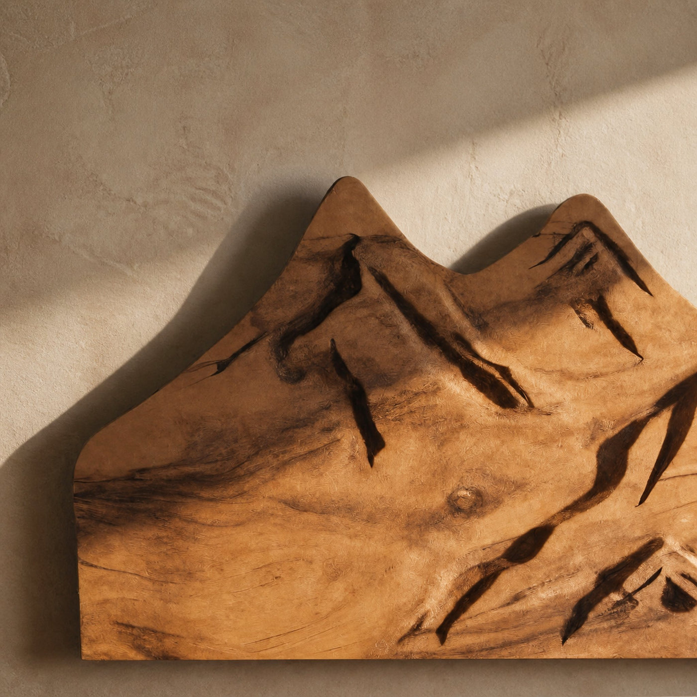 Rustic Mountain Wall Art For Living Room Or Lodge - product view 3