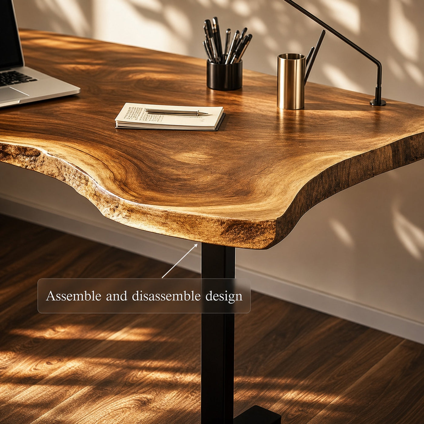 Rustic Office Desk Reading Room And Studio Room - product view 3