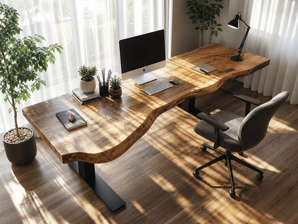 Rustic Office Desk Studio Room And Work Corner