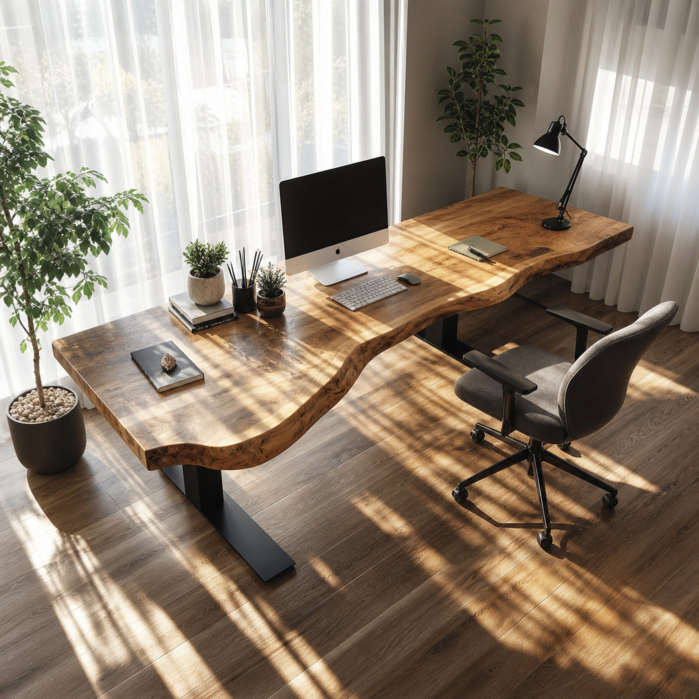 Rustic Office Desk Studio Room And Work Corner