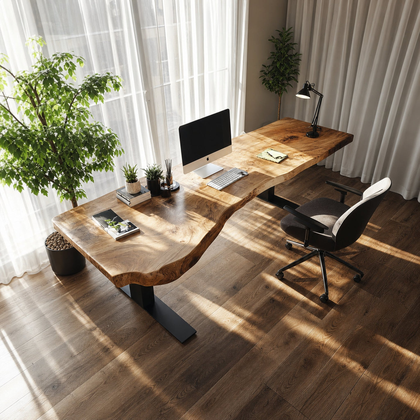 Rustic Office Desk Studio Room And Work Corner - product view 2
