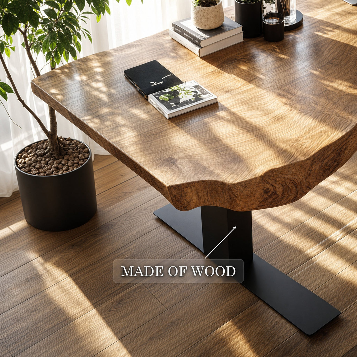 Rustic Office Desk Studio Room And Work Corner - product view 3