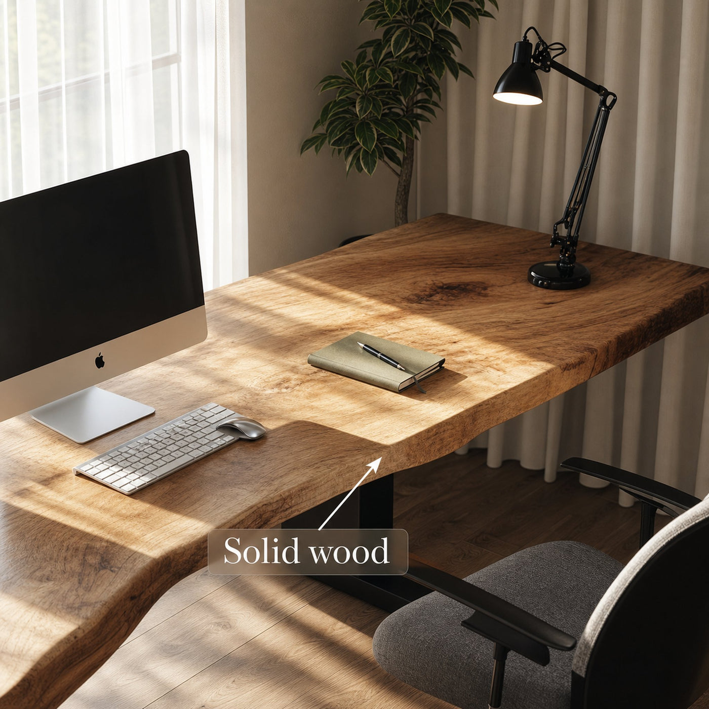 Rustic Office Desk Studio Room And Work Corner - product view 4