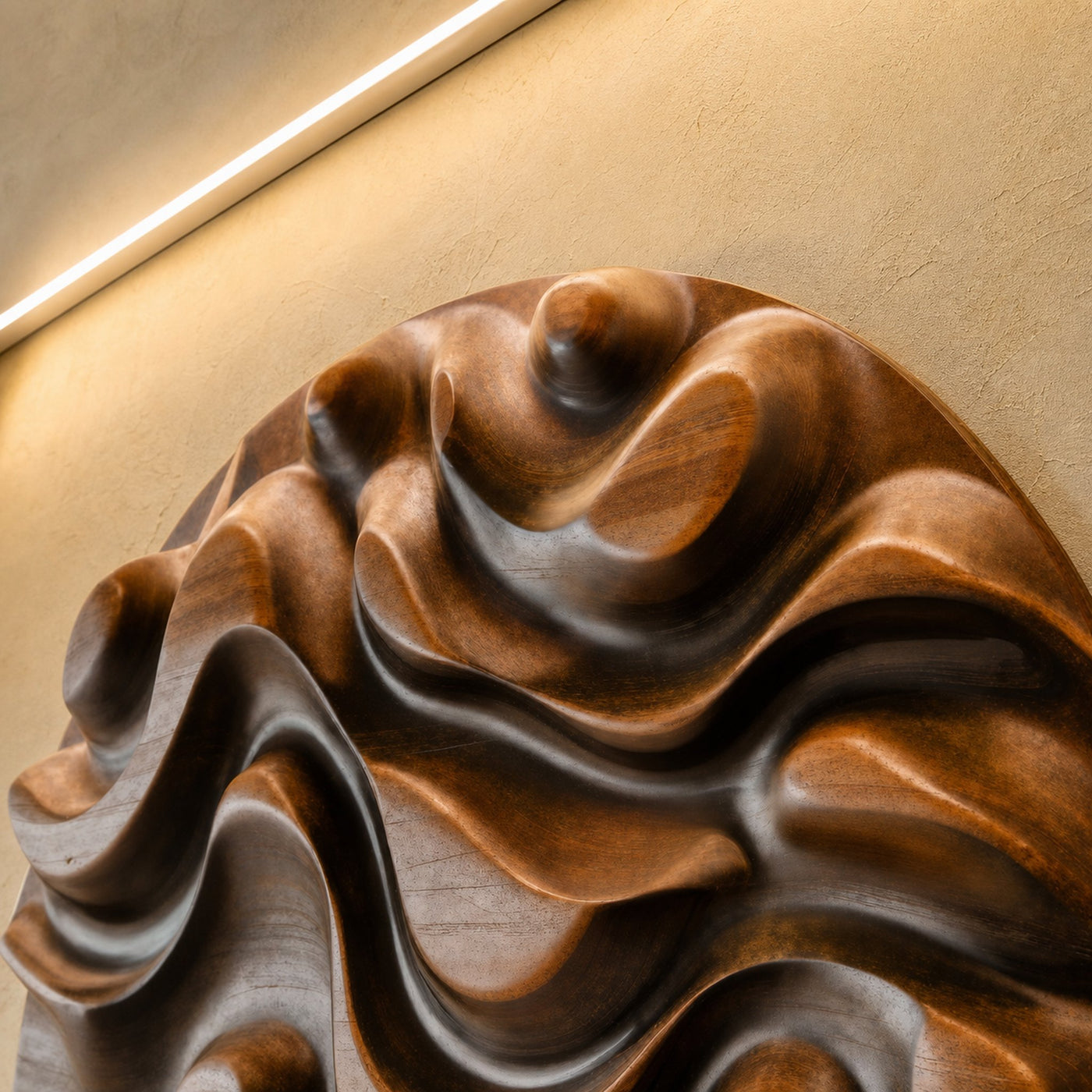 Rustic Style Handcrafted Wooden Wall Sculpture Art For Living Room And Bedroom Decor - product view 3