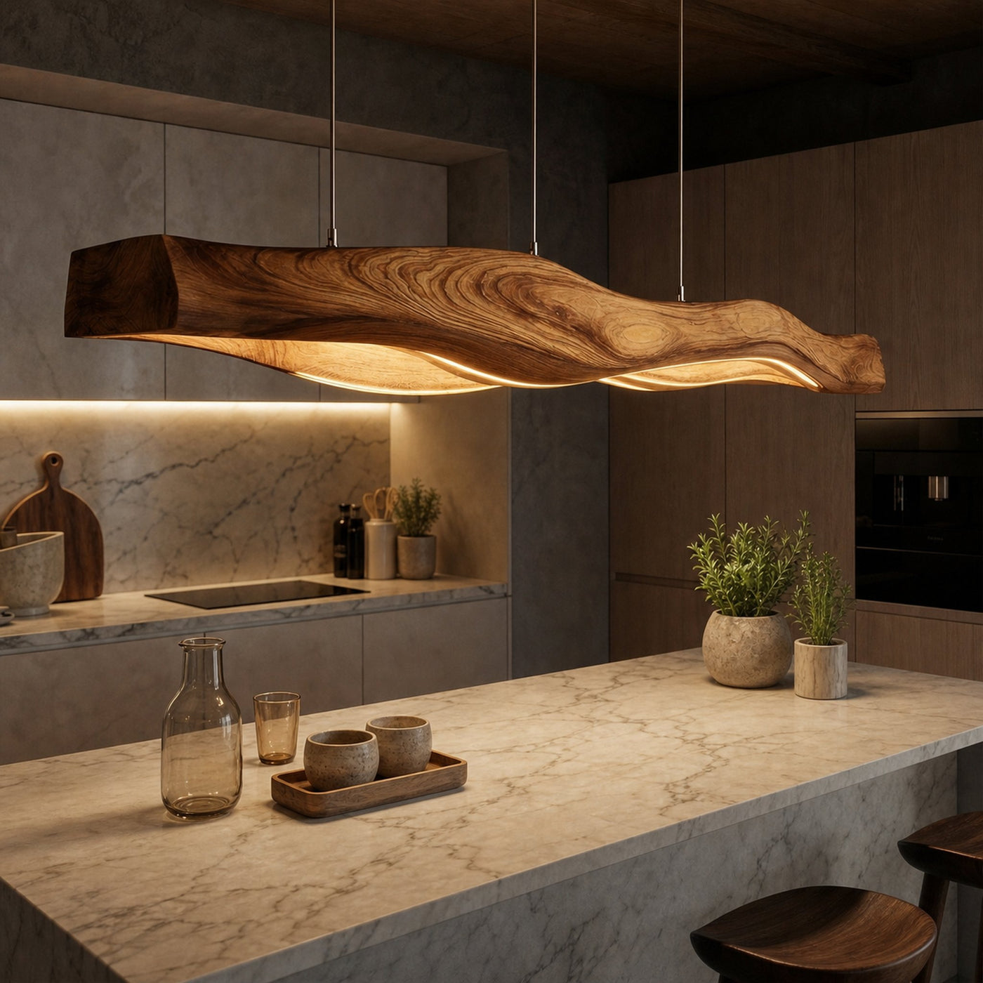 Rustic Table Lamp Bar Counter Cafe Interior Cozy Corner Space - product view 2
