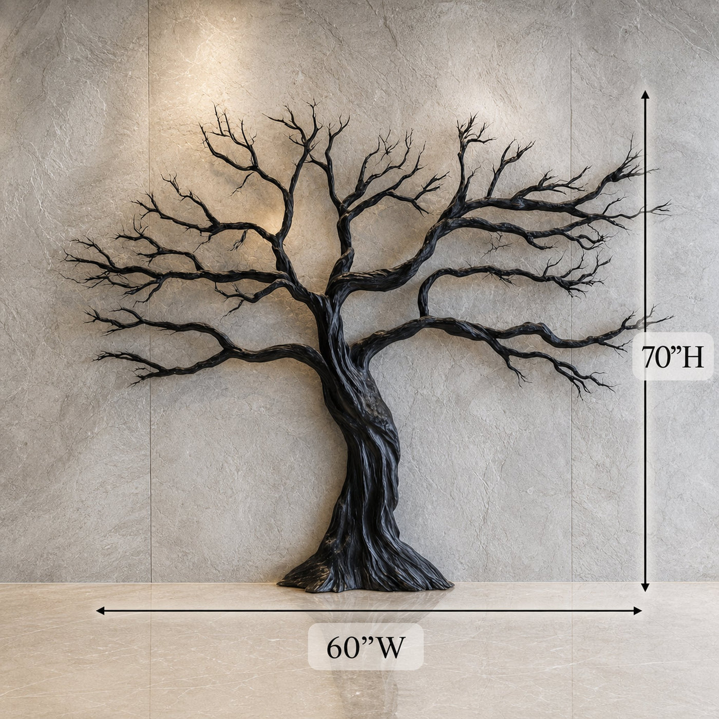 Rustic Tree Wall Art For Living Room And Interior Wall - product view 4