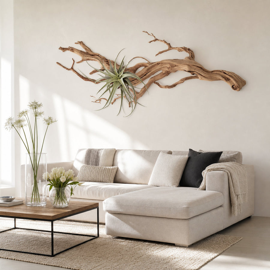 Rustic Tree Wall Decor For Living Room And Interior Space