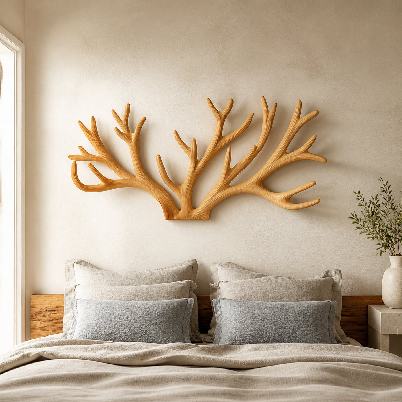 Rustic Tree Wall Panel For Bedroom And Headboard Space