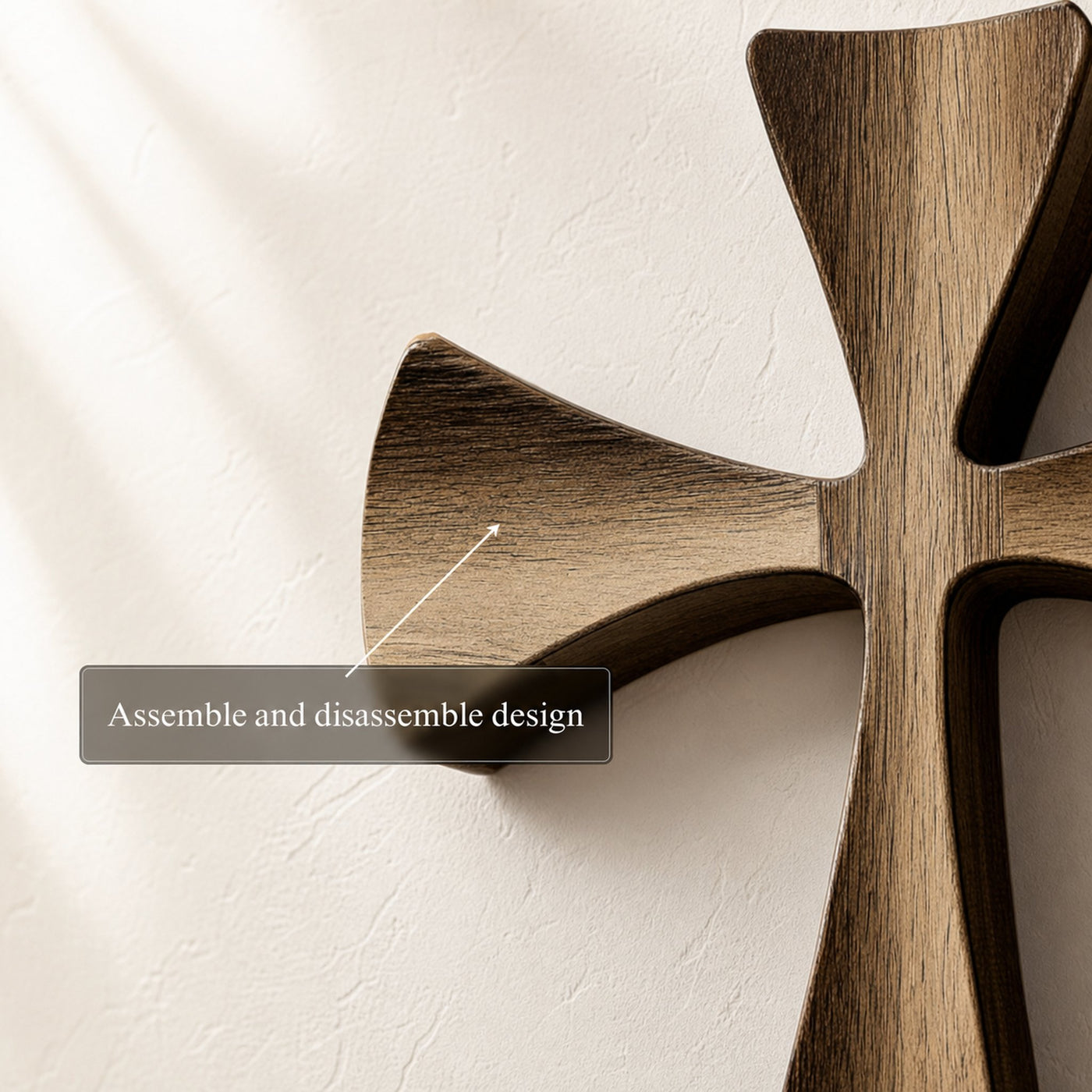 Rustic Wall Cross Living Room And Prayer Room - product view 3
