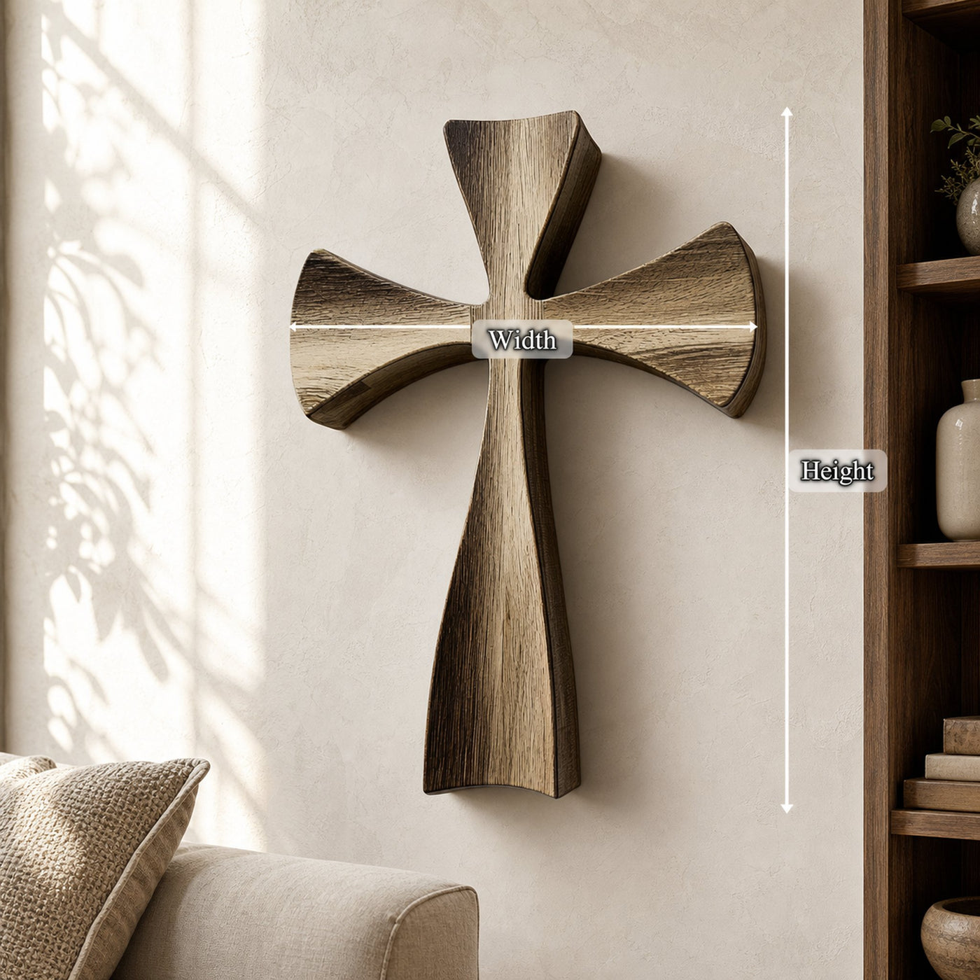 Rustic Wall Cross Living Room And Prayer Room - product view 5