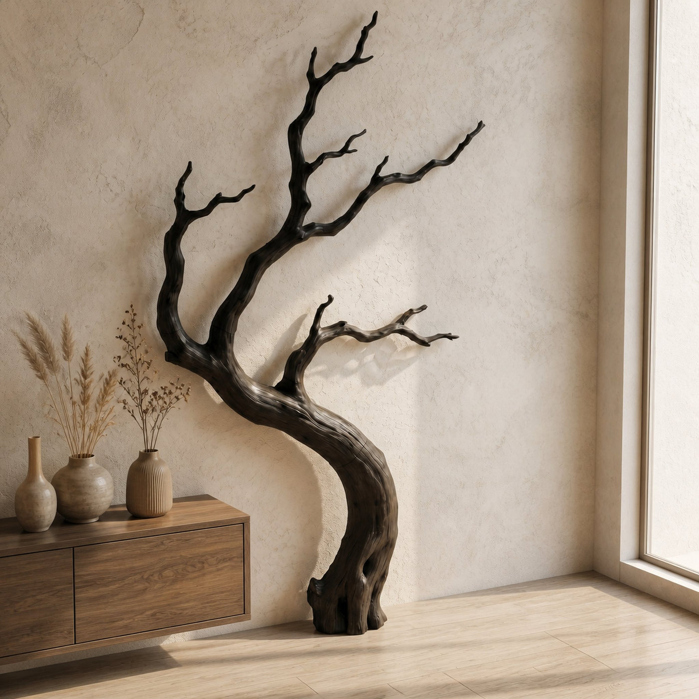 Rustic Wall Decor Tree Branch Design For Living Room - product view 2