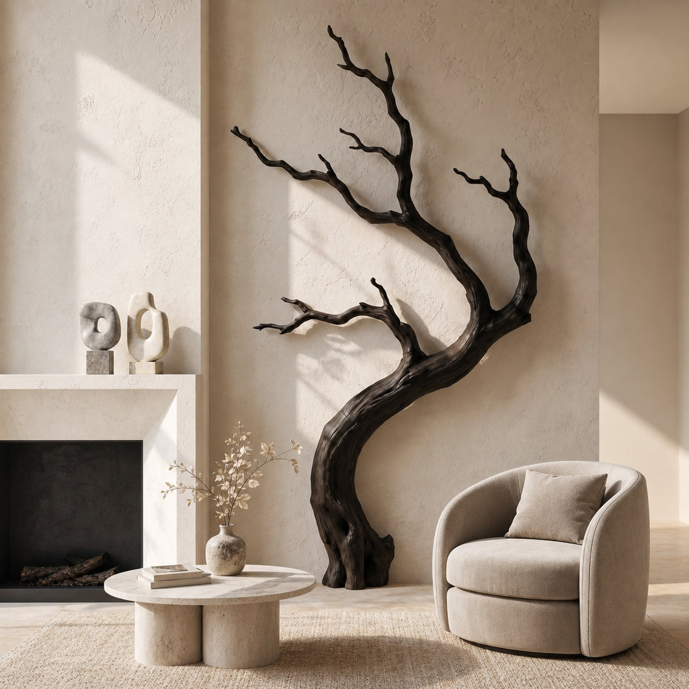 Rustic Wall Decor Tree Branch Design For Living Room - product view 3