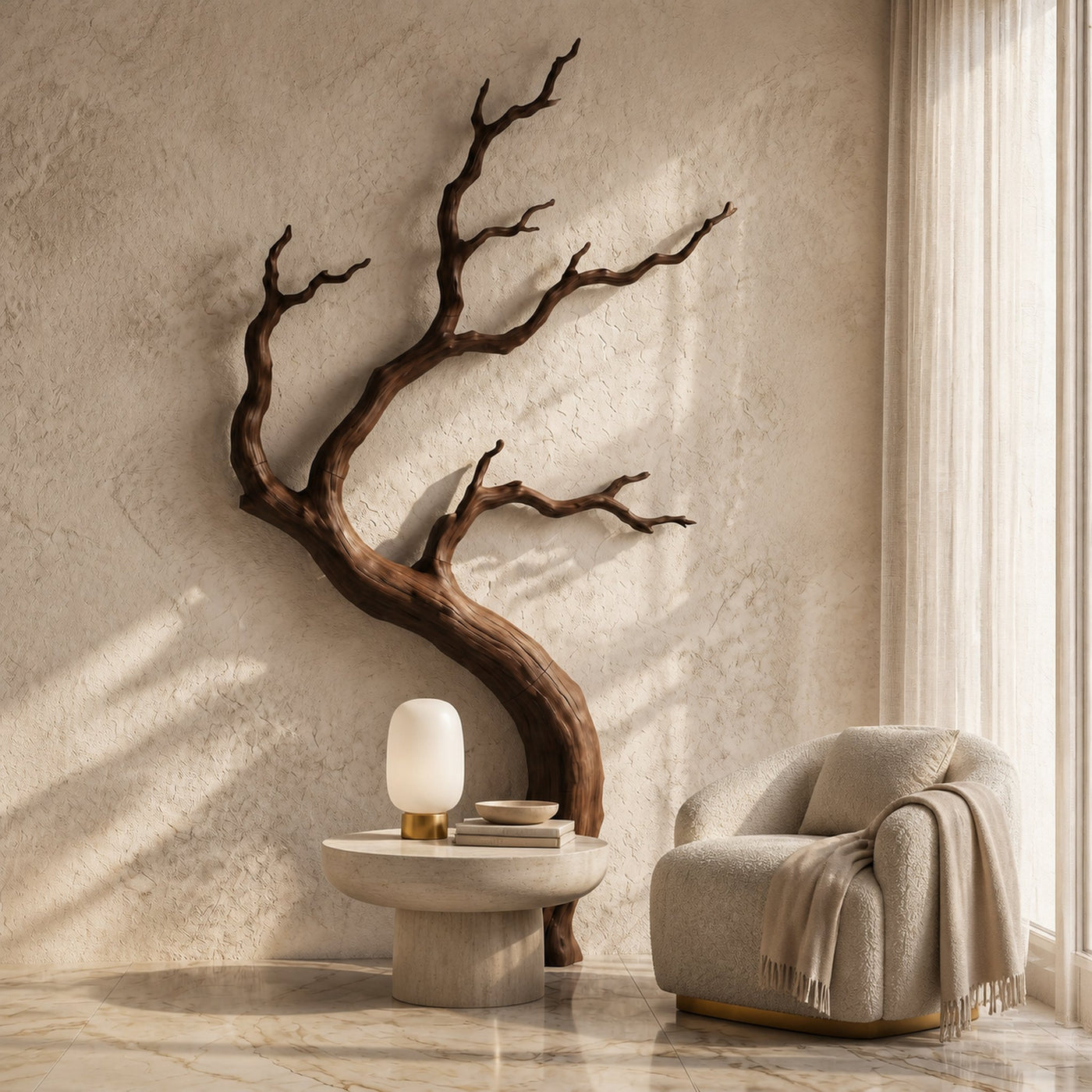 Rustic Wall Decor Tree Branch Design For Living Room - product view 7