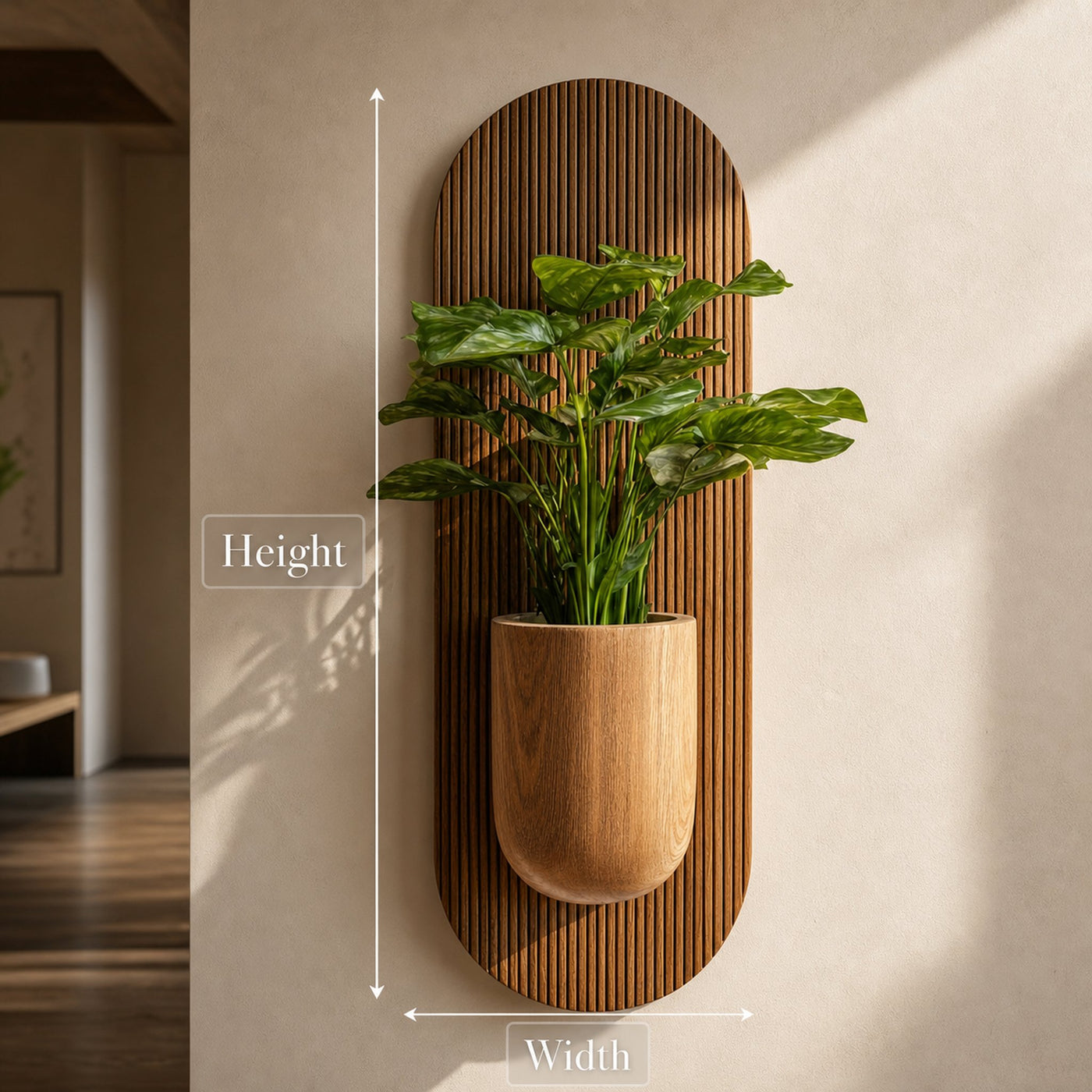 Rustic Wall Planter Living Room And Entryway - product view 3