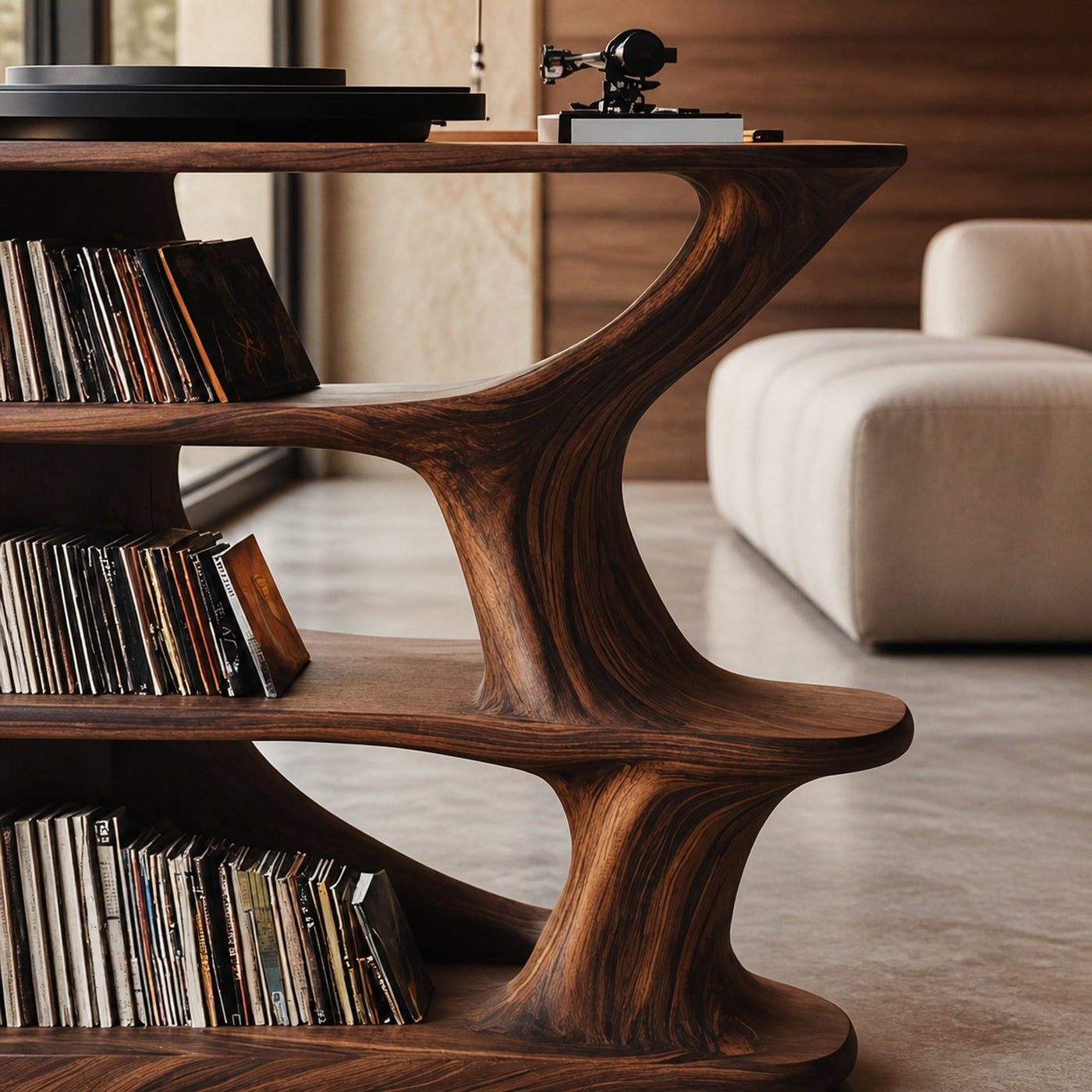 Rustic Wood Media Console For Livingroom Storage - product view 4