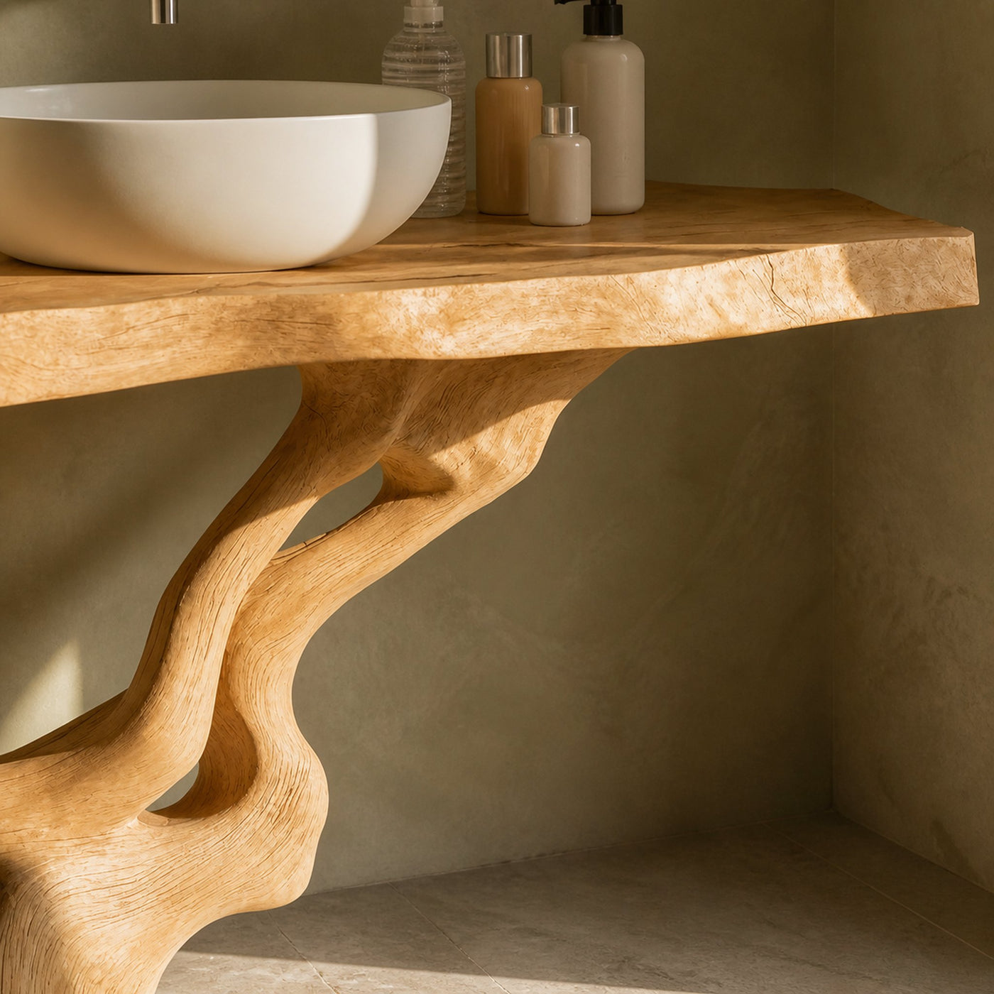 Rustic Wood Vanity For Country Bathroom Furniture - product view 4