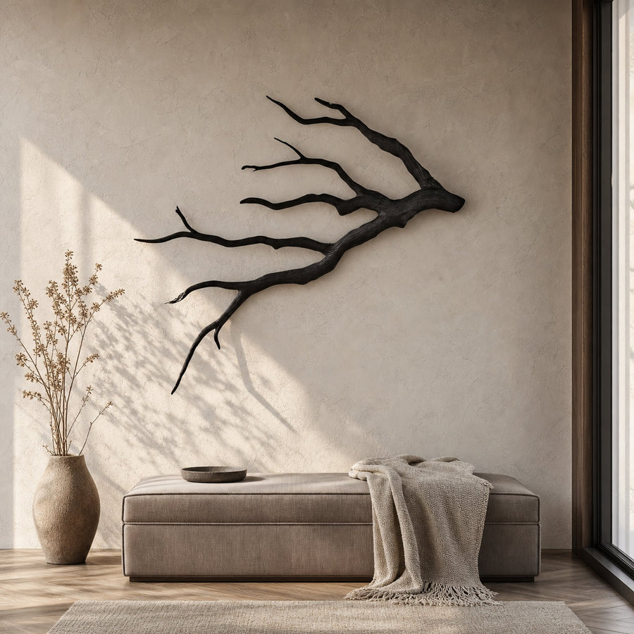 Sculptural Tree Branch Wall Decor Nature Inspired Design For Living Room