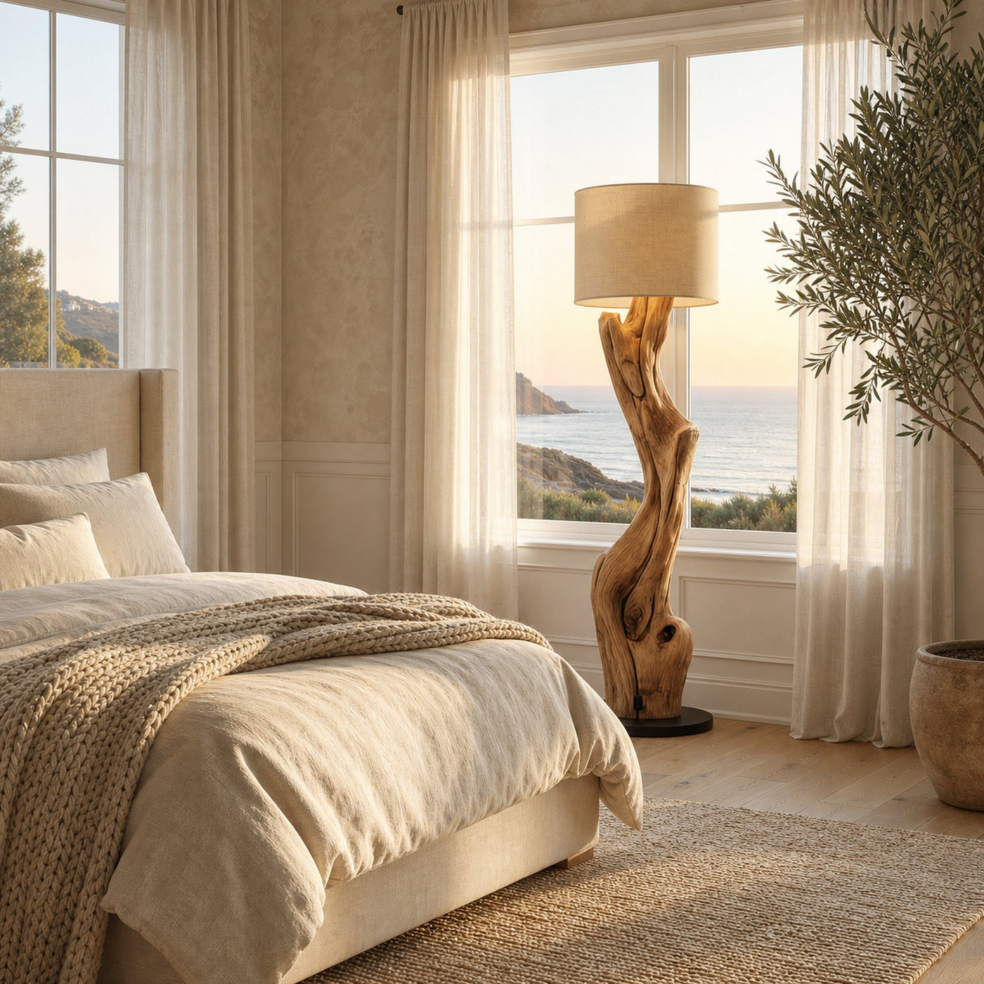 Sculptural Tree Floor Lamp For Living Room And Corner - product view 4