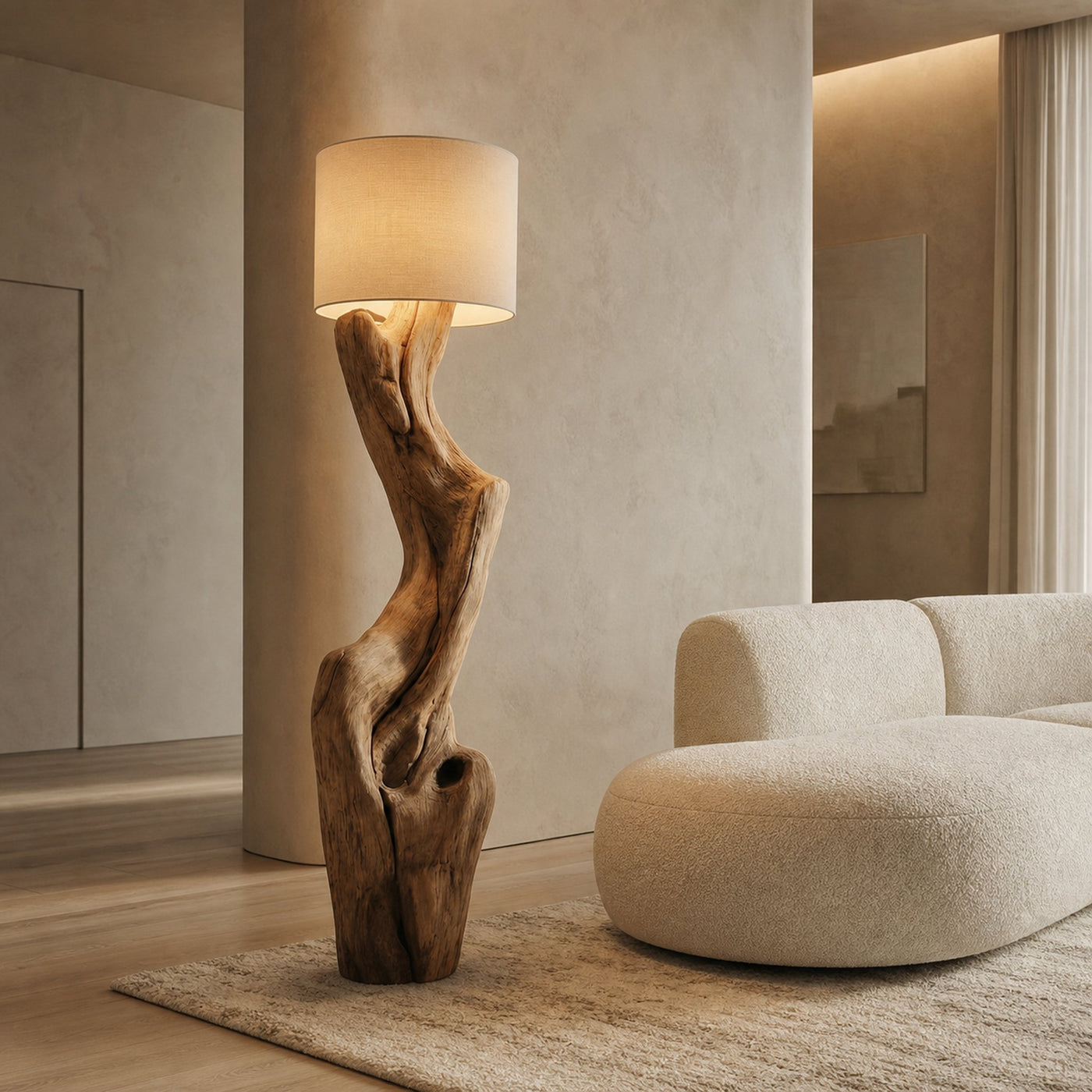 Sculptural Tree Floor Lamp For Living Room And Corner - product view 5