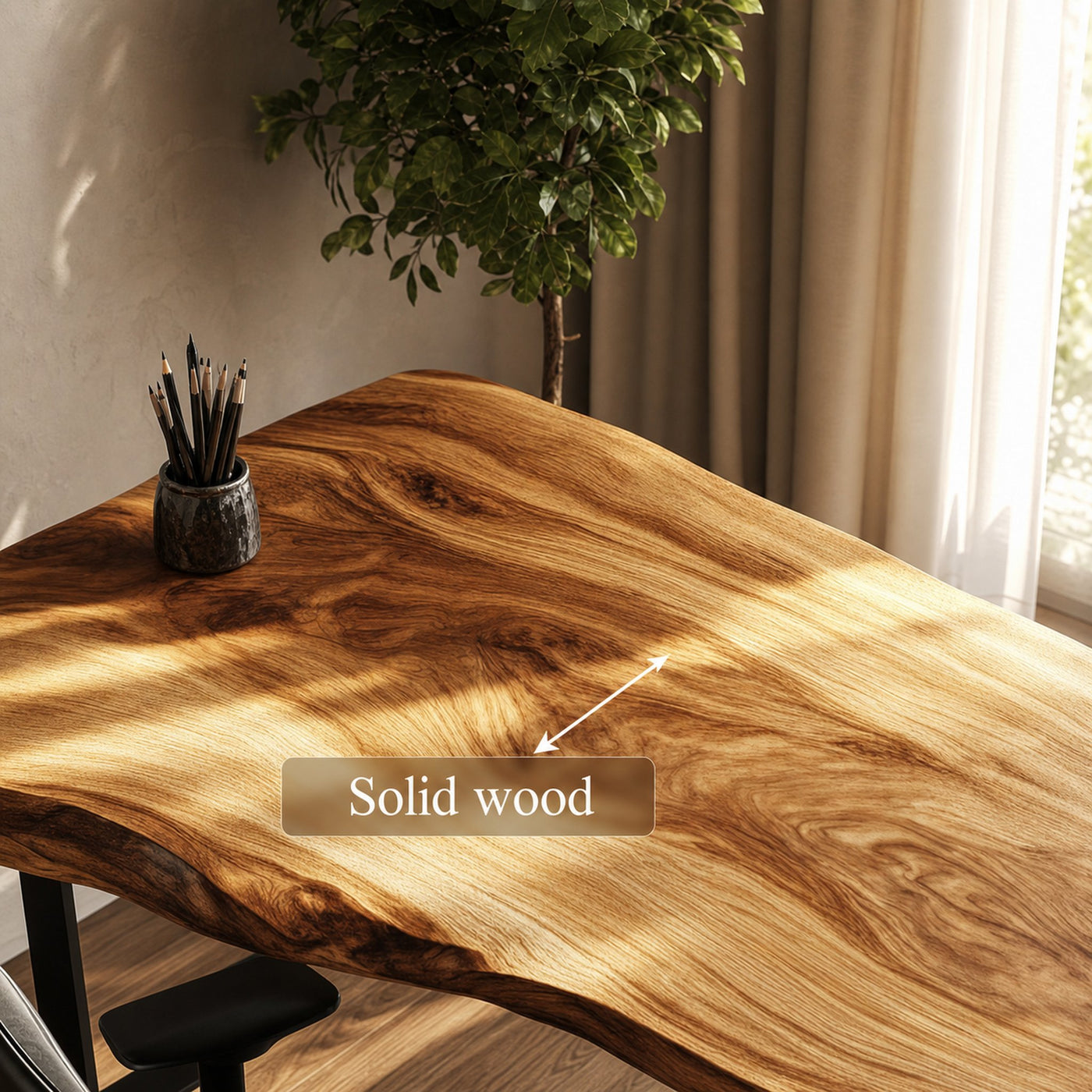 Warm Contemporary Writing Desk Study Room And Reading Room - product view 3