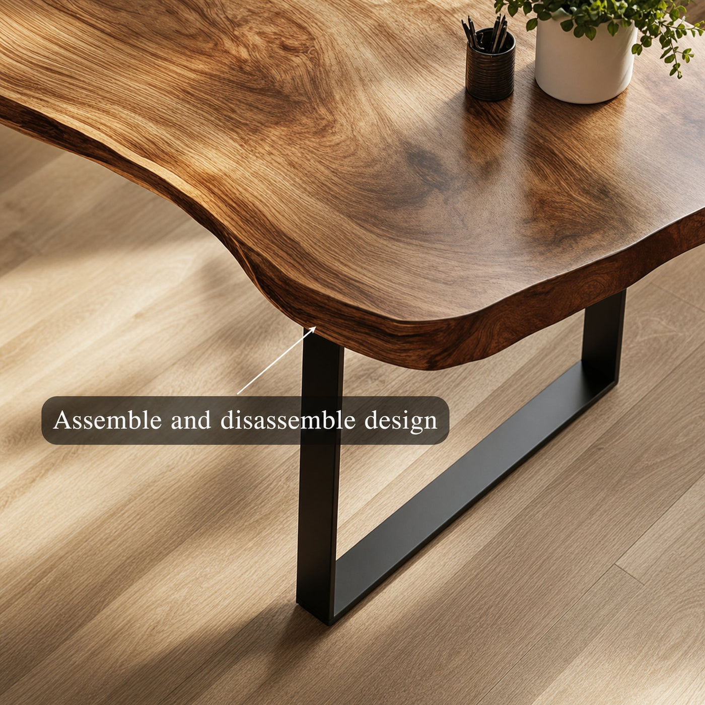 Warm Contemporary Writing Desk Study Room And Reading Room - product view 4