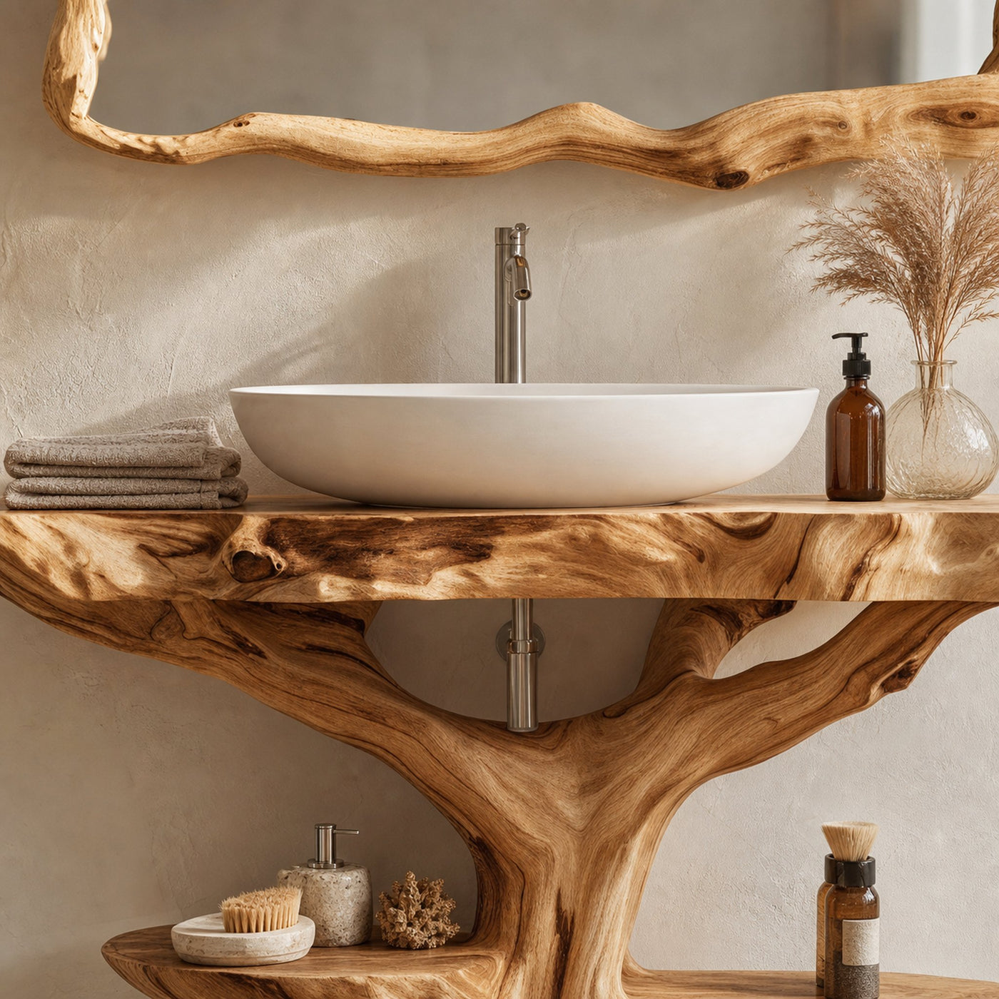 Wood Bathroom Vanity Bathroom - product view 2