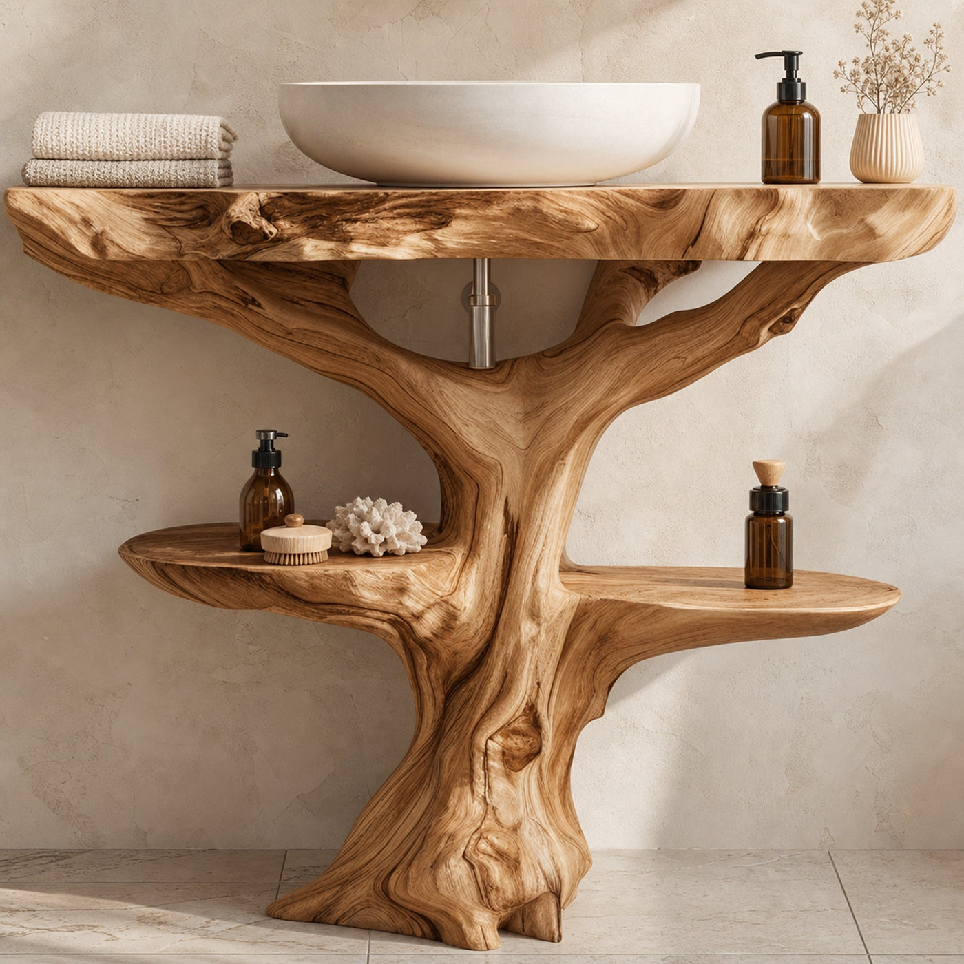 Wood Bathroom Vanity Bathroom - product view 3