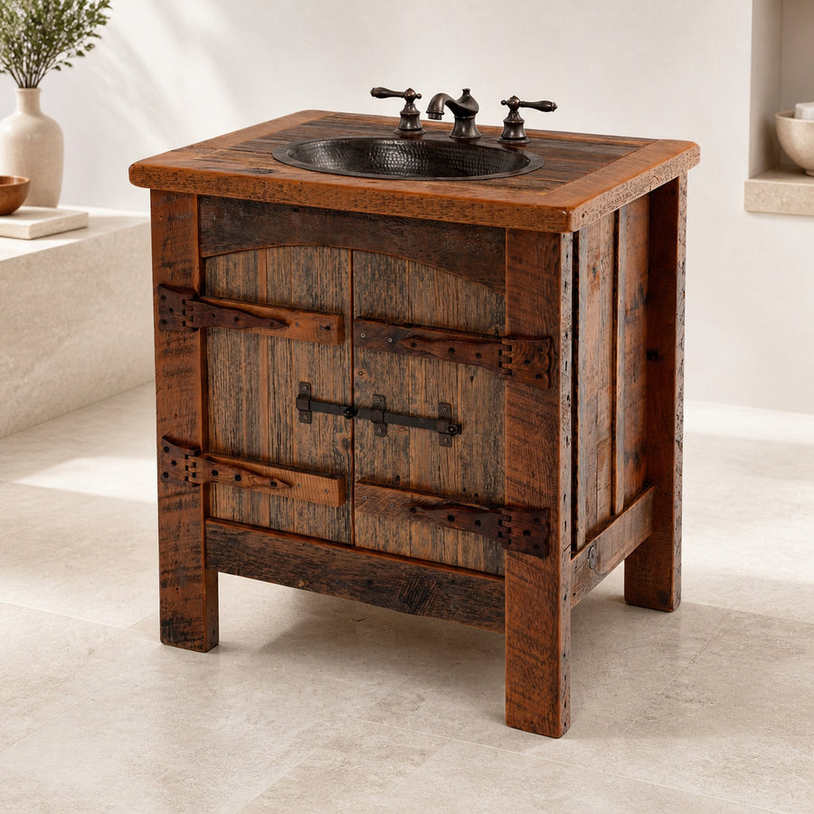 Bathroom Sink Vanity Table Mid Century