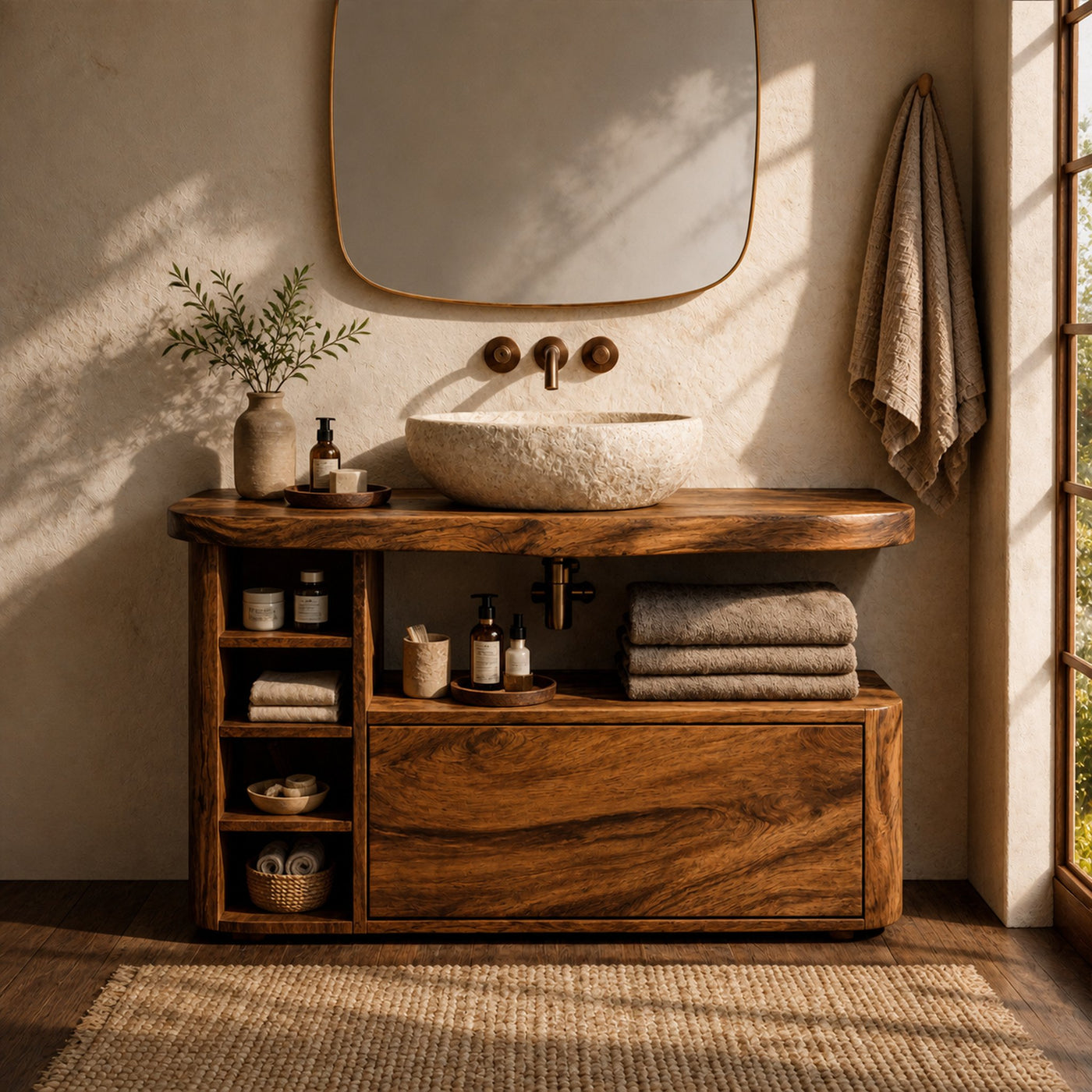 Contemporary Bathroom Vanity For Bathroom And Powder Room